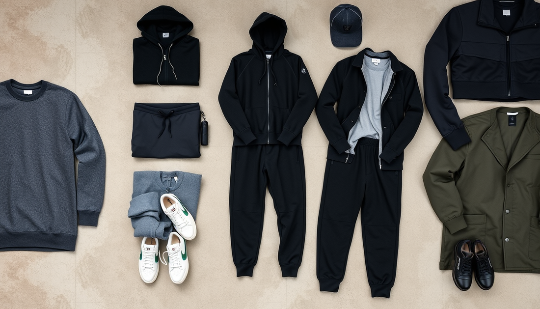 New Arrivals and Sale Finds for Men's Long-Sleeve Sweatsuits: Layering Tips and Wardrobe Upgrades