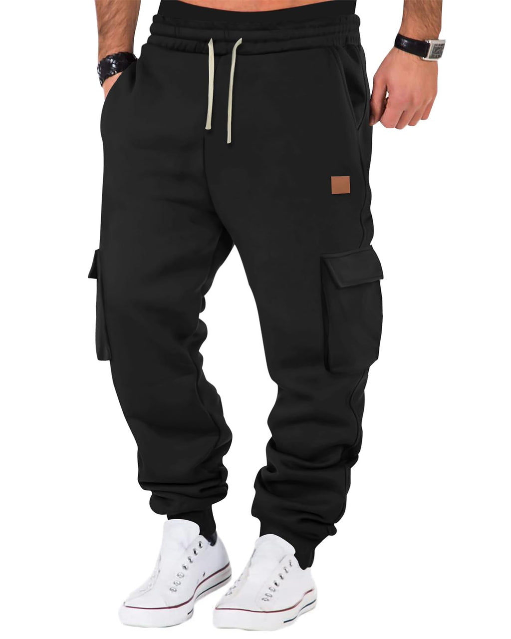 Men's Fleece Cargo Sweatpants