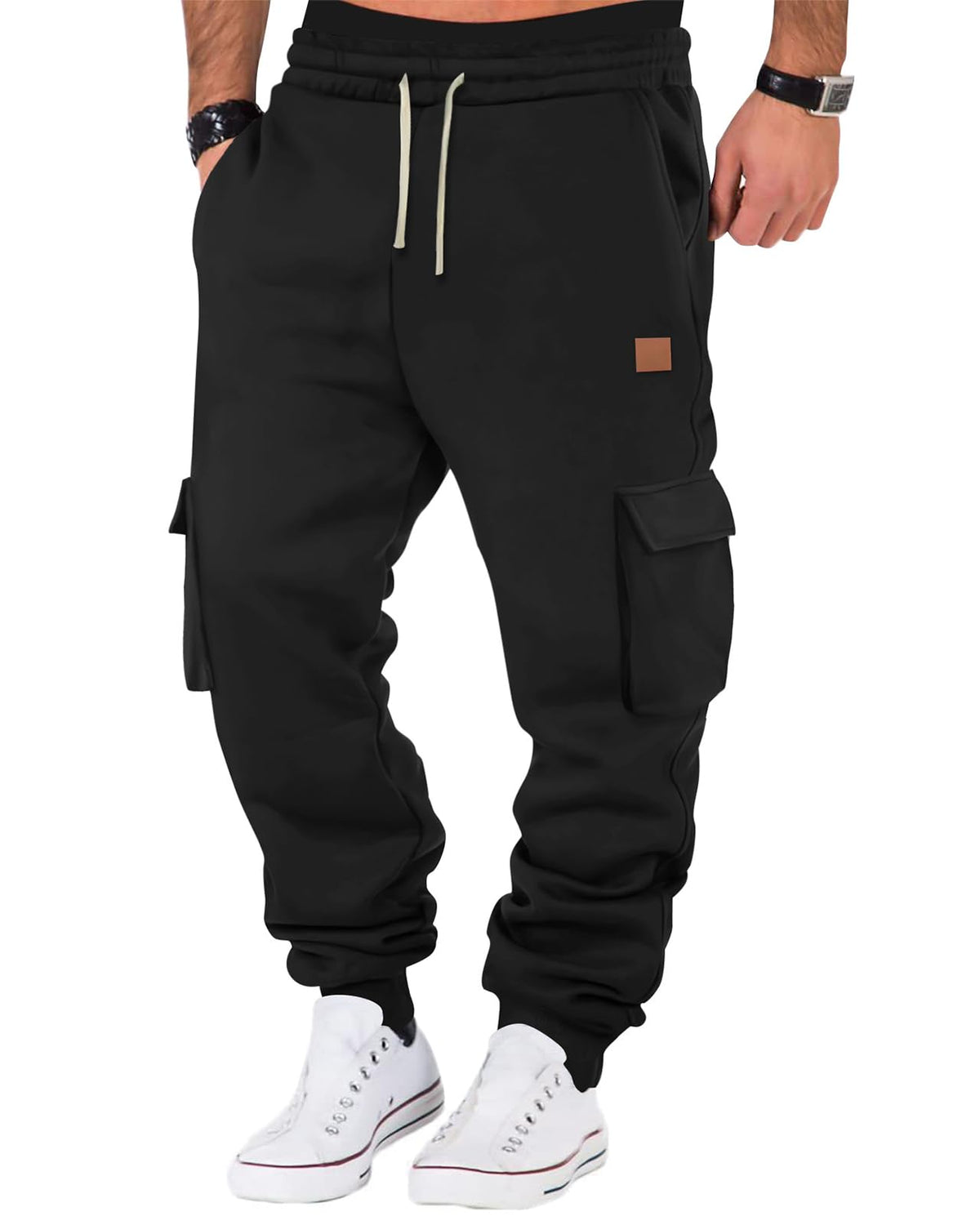 Men's Fleece Cargo Sweatpants