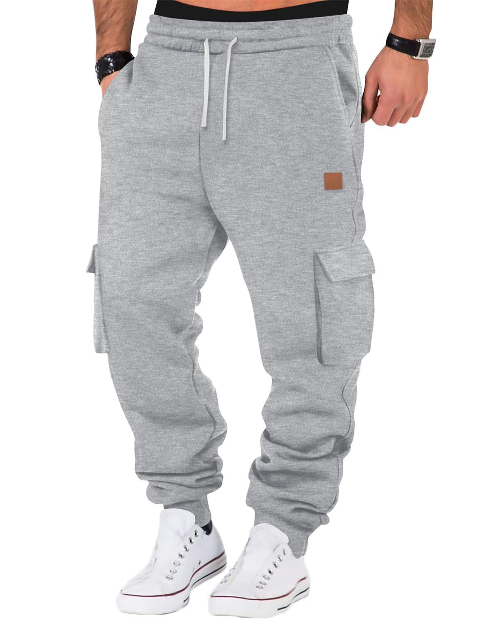 Men's Fleece Cargo Sweatpants
