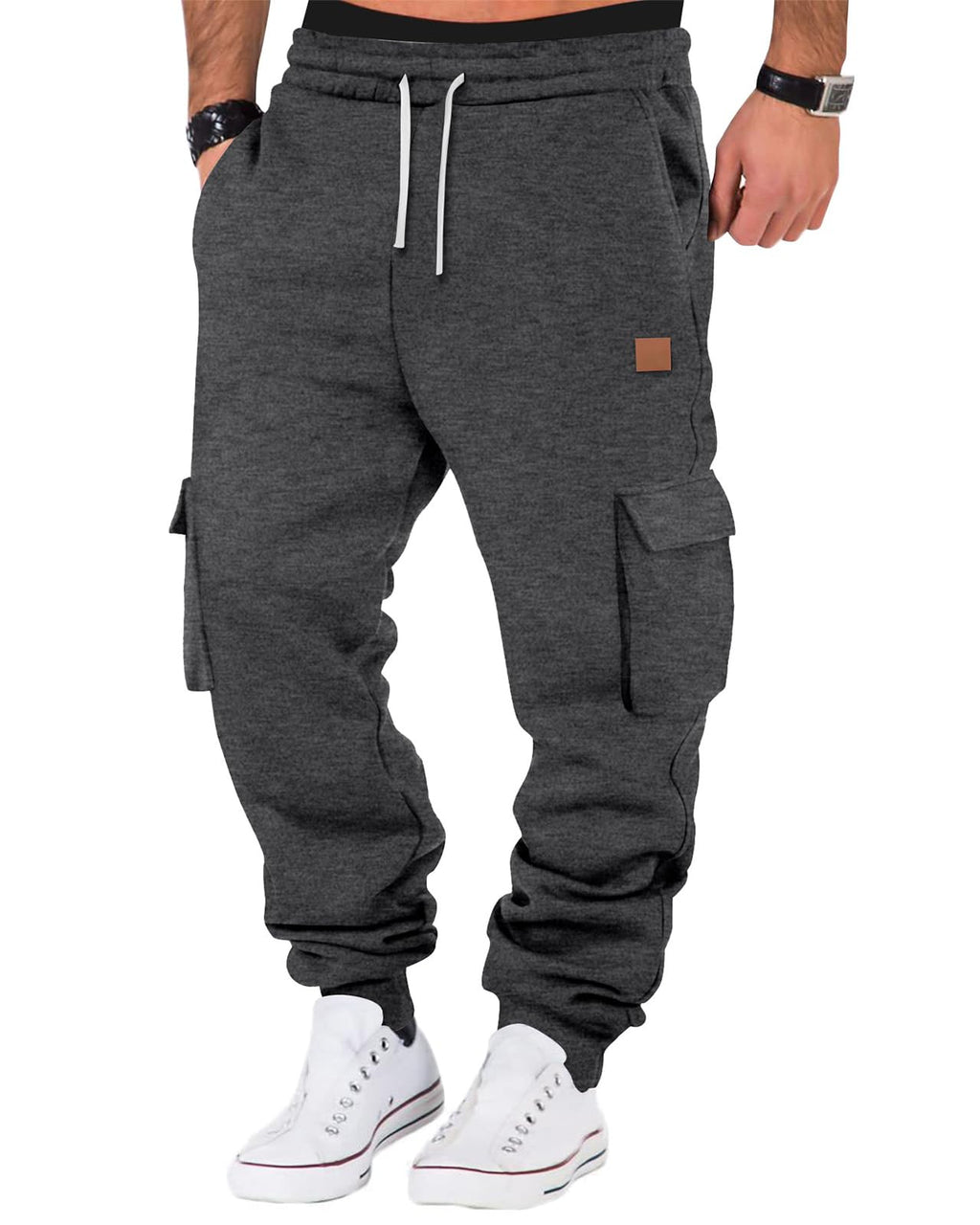 Men's Fleece Cargo Sweatpants