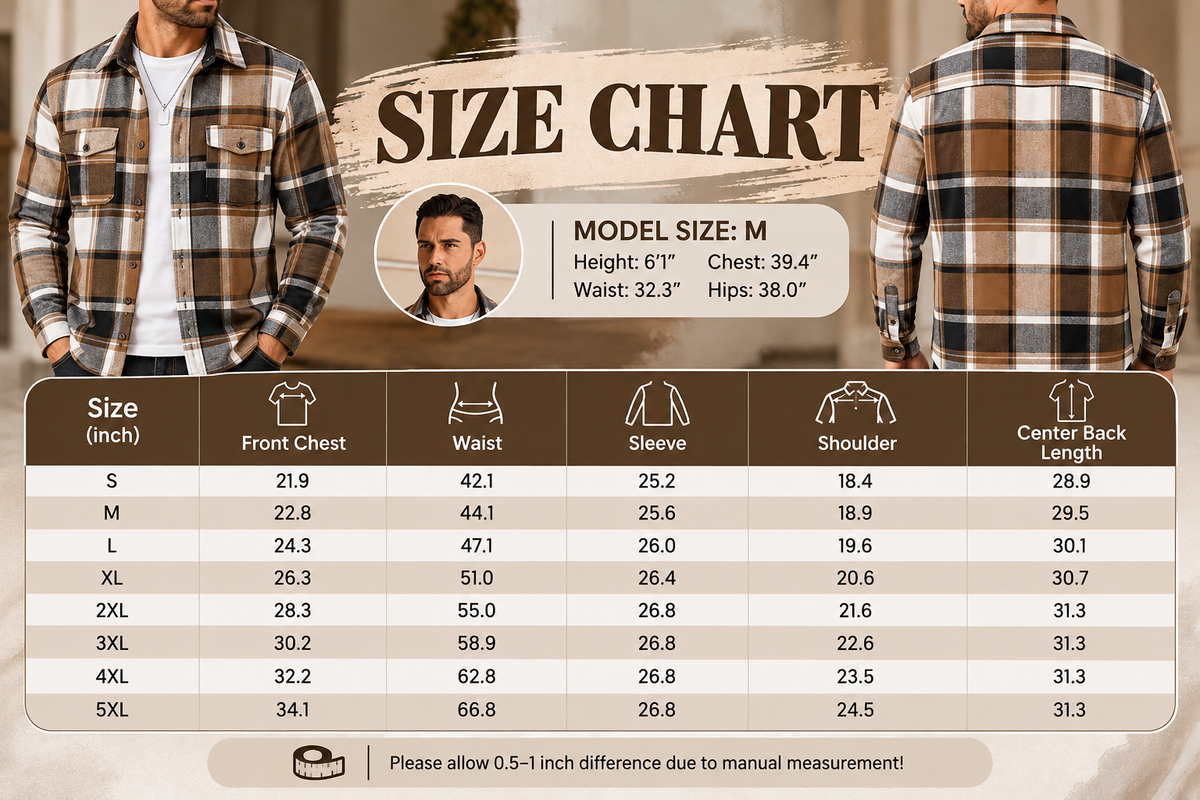 Men's Plaid Flannel Shirt
