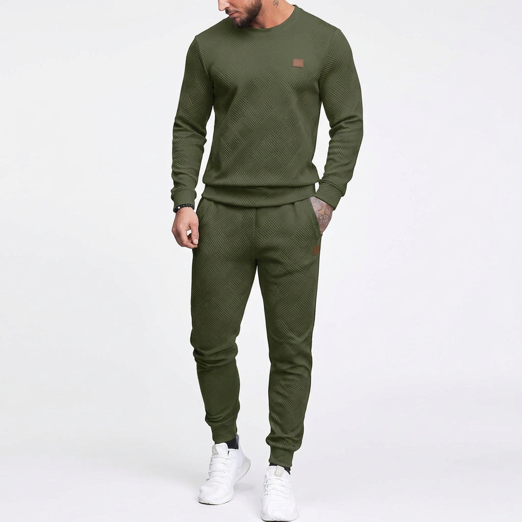 Mens Long Sleeve Sweatsuit Set
