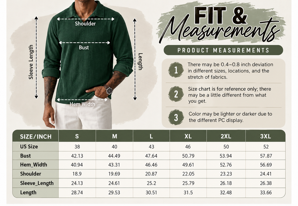 Men's Corduroy-Texture Polo Pullover
