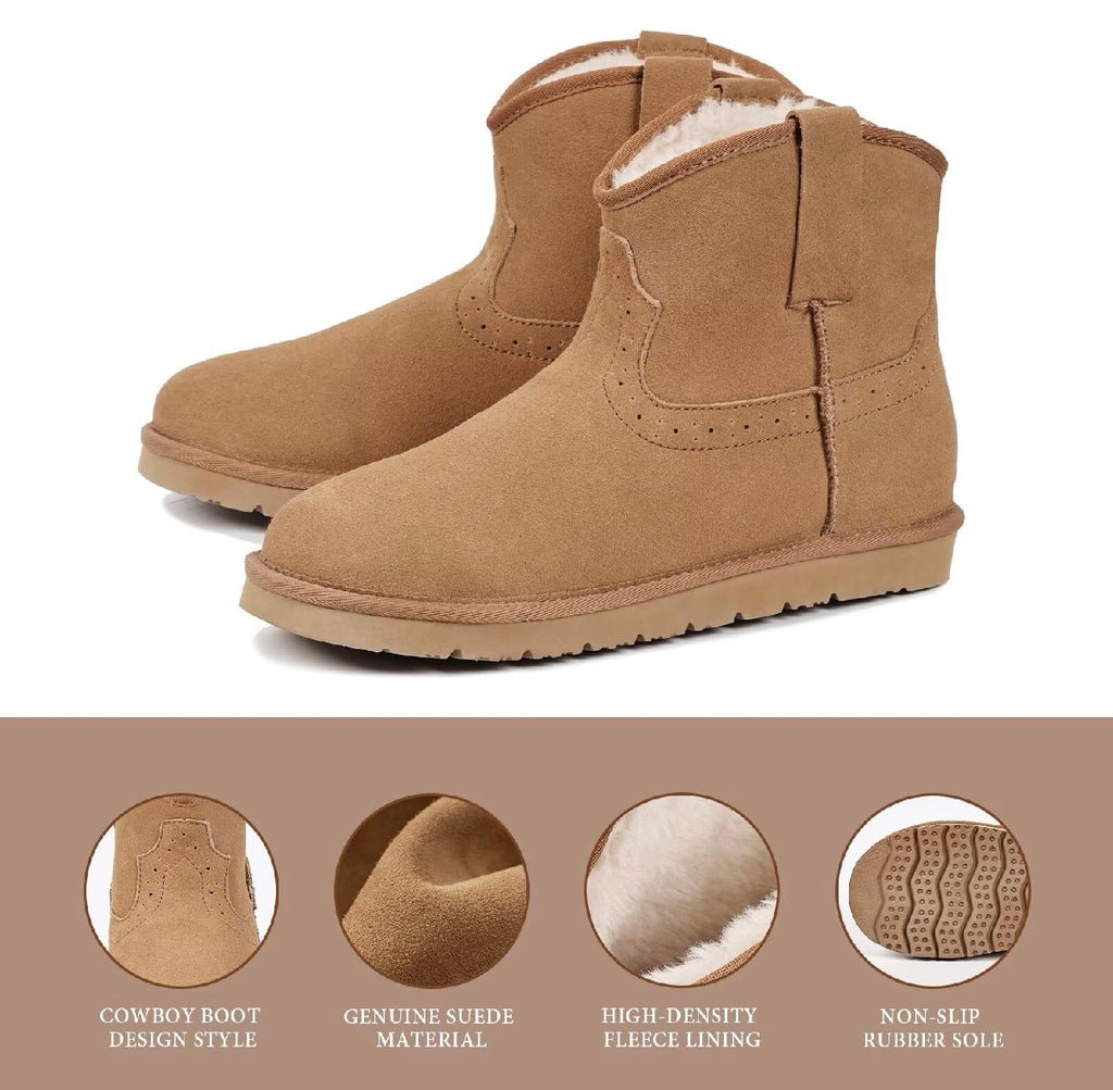 Women's 100% genuine leather Winter Boots