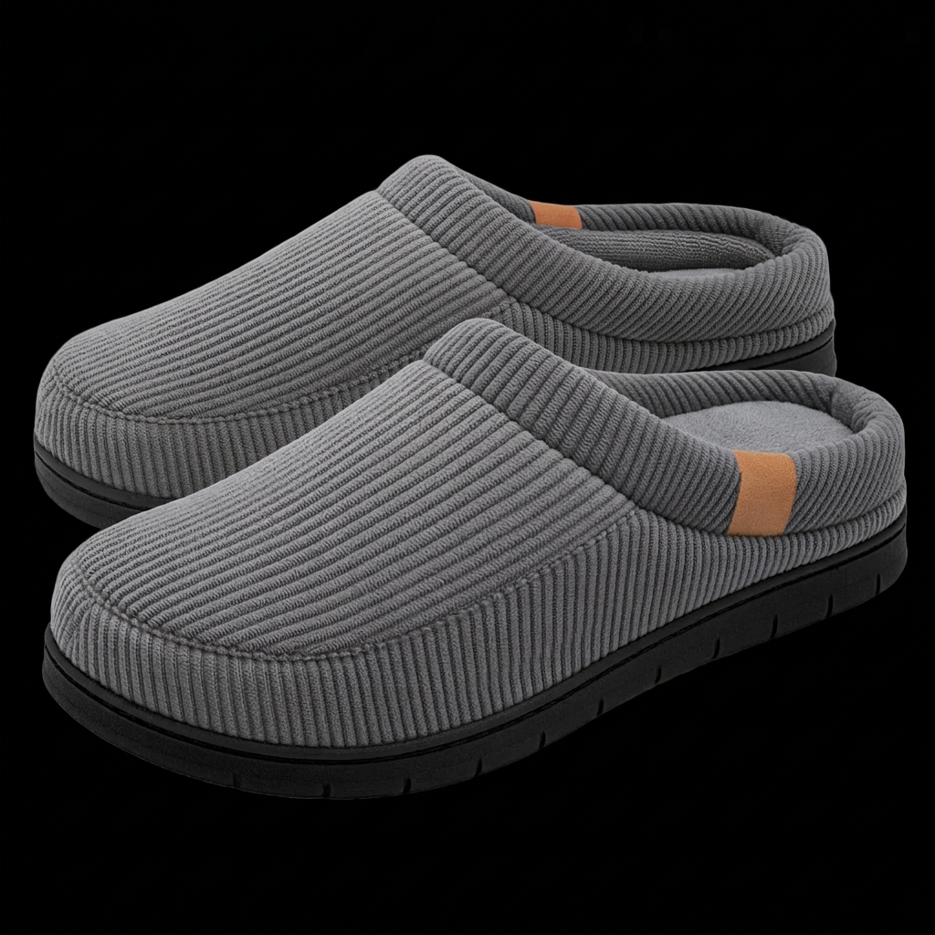 Gray slippers alternate background