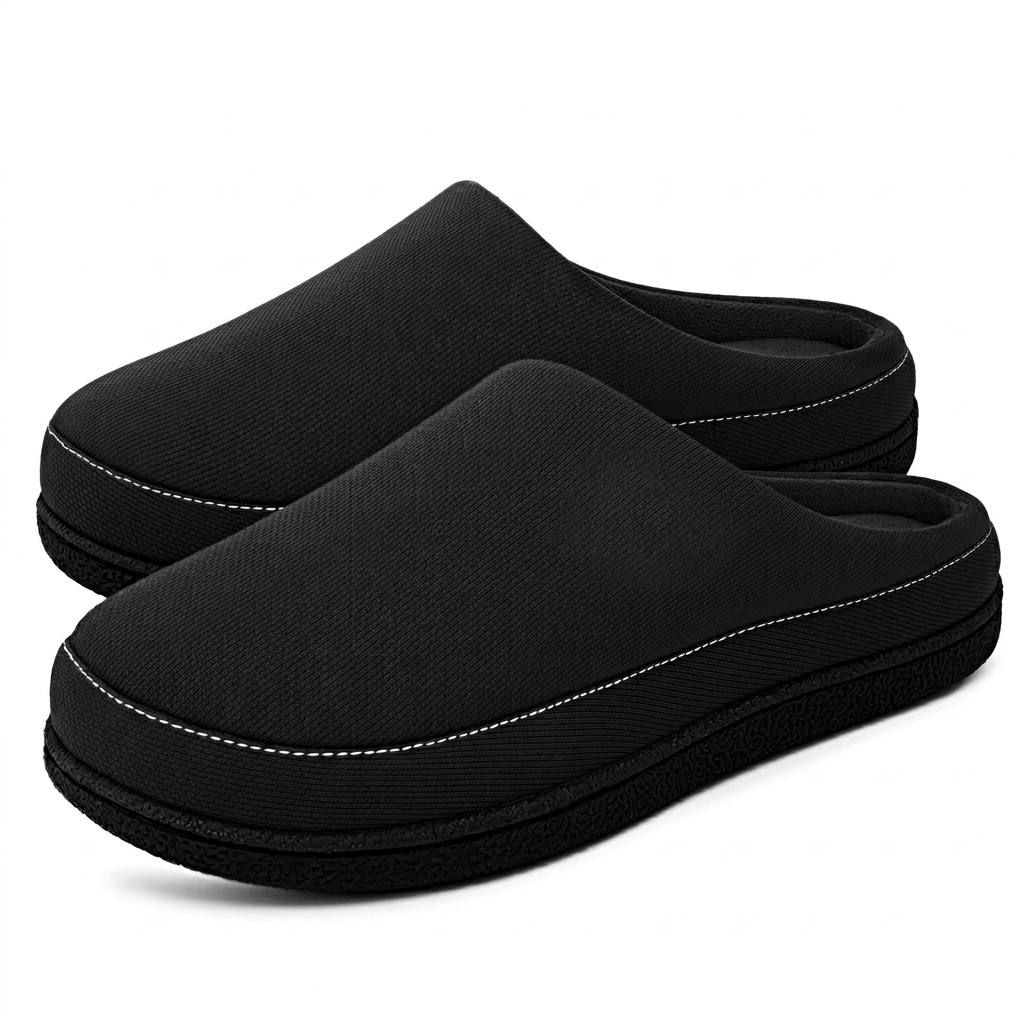 Men’s Memory Foam Moccasin Slippers