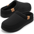 Moccasin slippers with plain tan tags