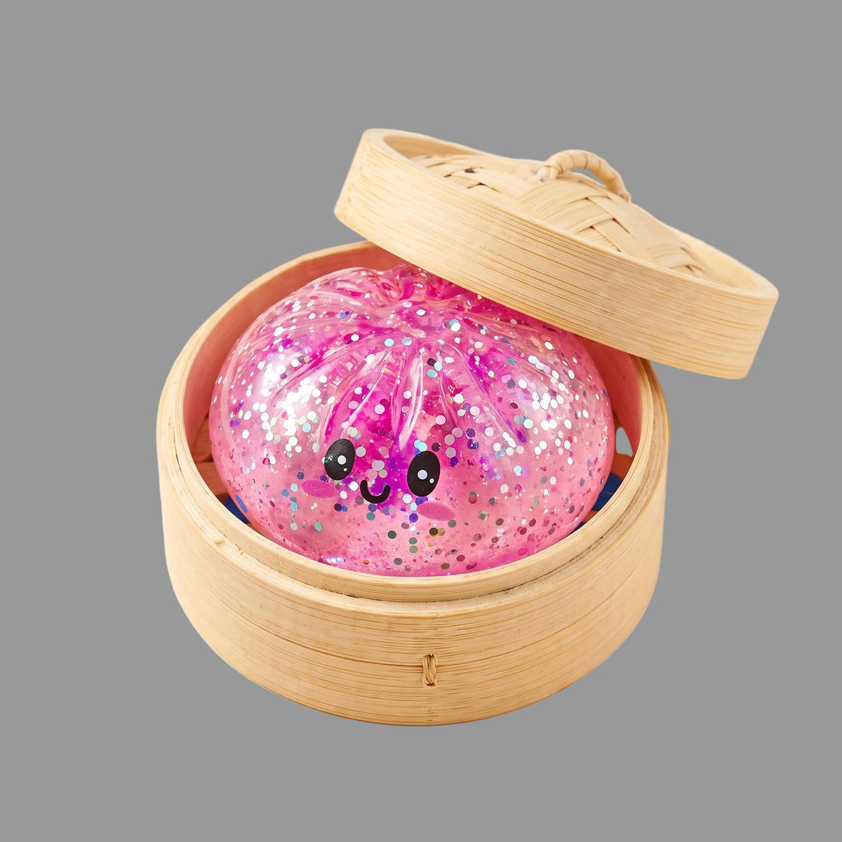 pink dumpling shaped squishy